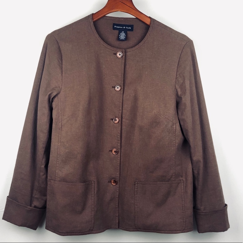 Preston & York Linen Jacket size 14